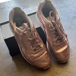 Reebok Women's Metallic Pink Sneakers